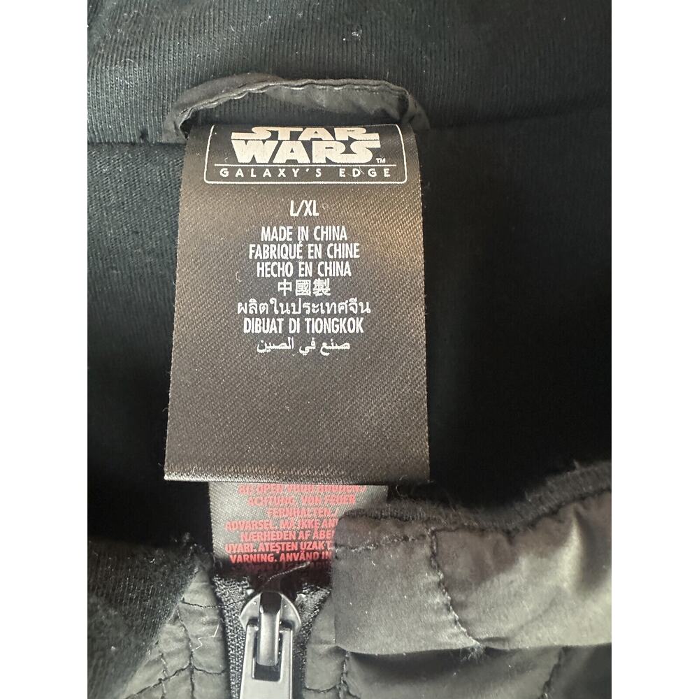 Disney Star Wars Galaxy’s Edge Kylo Ren Tunic Jacket Puffer Black Adult L/XL - Picture 10 of 12